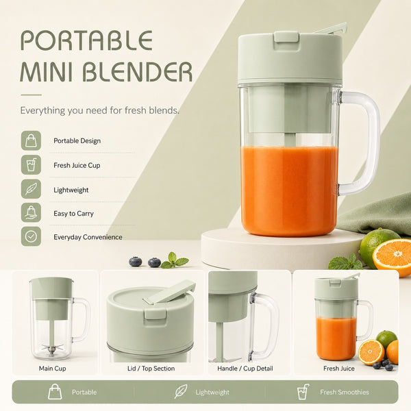 Portable USB Rechargeable Juicer Blender
