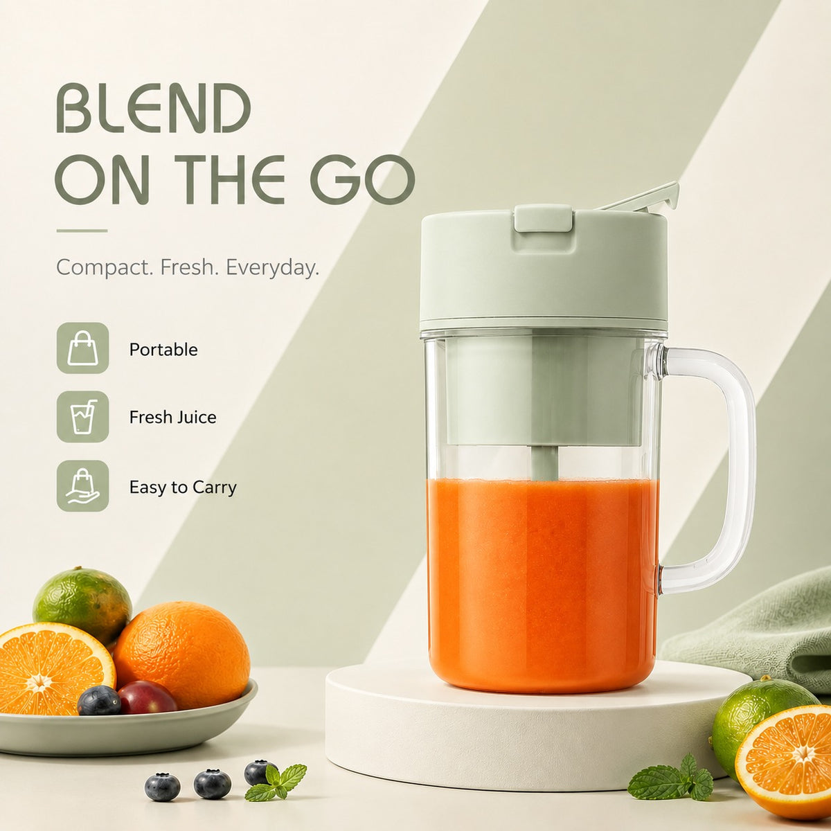 Portable USB Rechargeable Juicer Blender