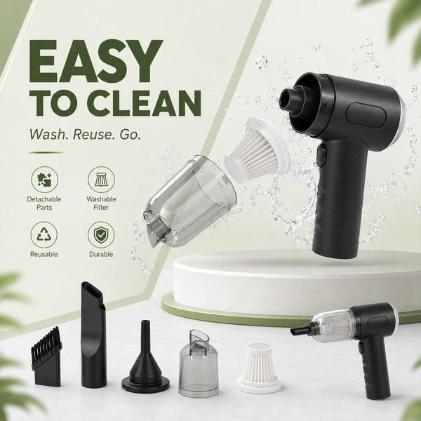 Rechargeable Multi-functional Vacuum Cleaner & Air Blower