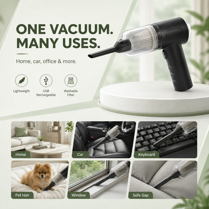 Rechargeable Multi-functional Vacuum Cleaner & Air Blower