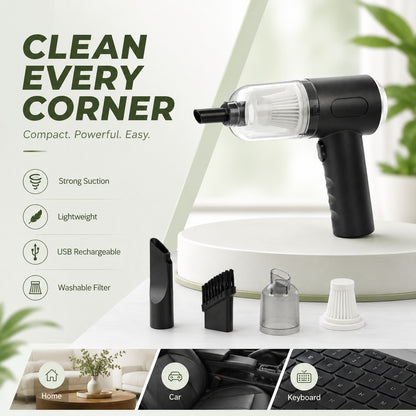 Rechargeable Multi-functional Vacuum Cleaner & Air Blower